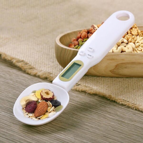 LCD Digital Kitchen Scale – Electronic Cooking Food Weight Measuring Spoon (Grams)