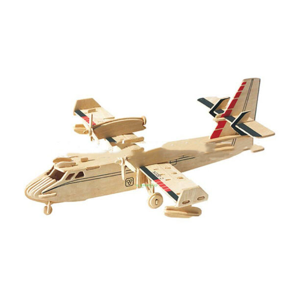 3D Wooden Puzzle of an Amphibious Bomber - Image 2