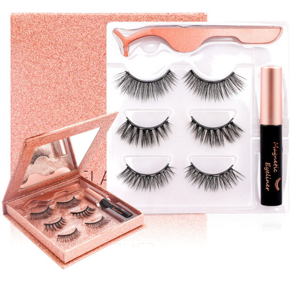 No-Glue Waterproof Magnetic Lashes with Eyeliner Kit - Image 3