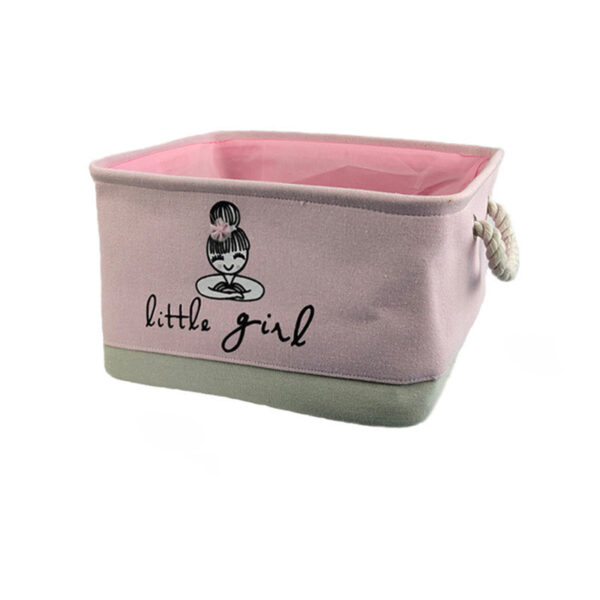 "Cotton Linen Toy Storage Basket" - Image 5