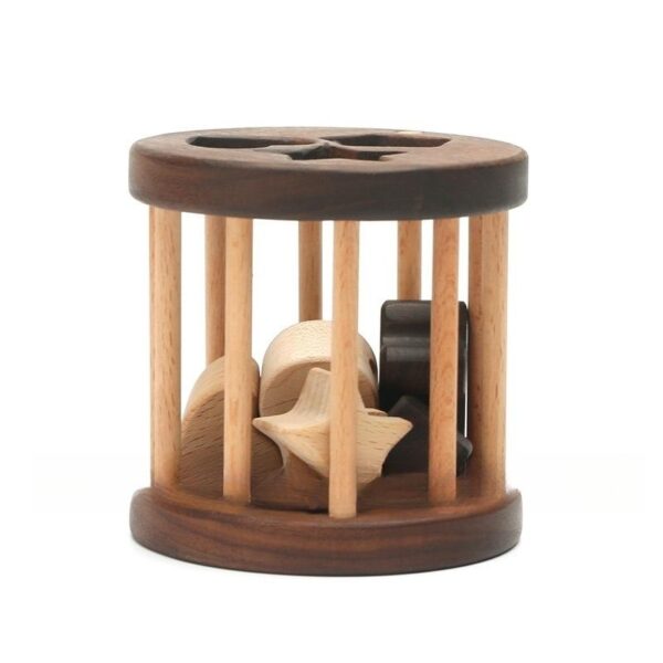 Creative Wooden Baby Threading Game with Ringing Bell – 3-in-1 Toy - Image 8