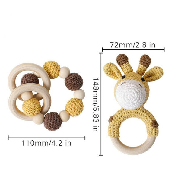 Baby Teething Safety Wooden Toy - Image 5