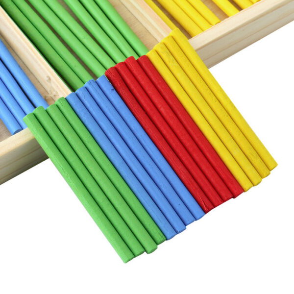 Montessori Wooden Colorful Math Education Kit - Image 7