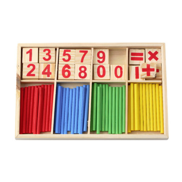 Montessori Wooden Colorful Math Education Kit - Image 6