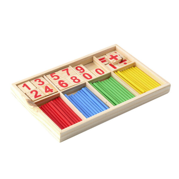 Montessori Wooden Colorful Math Education Kit