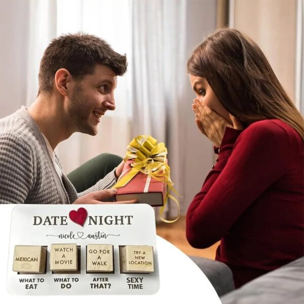 Wooden Date Night Dice Games For Couple