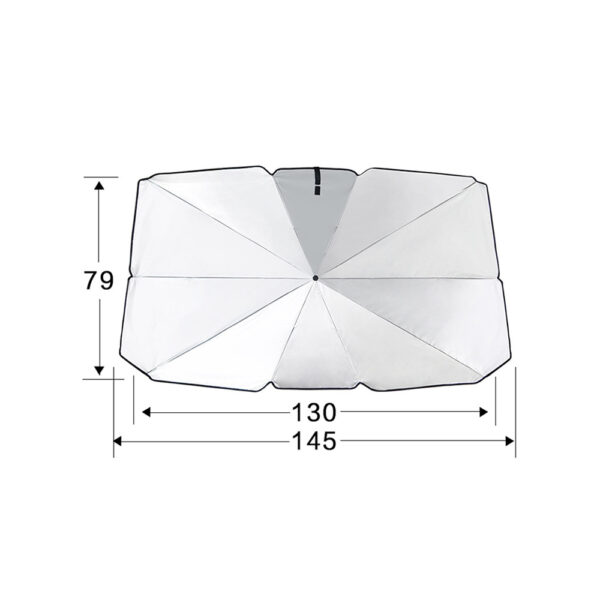 Car Sunshade Umbrella Type Shading Cooling Windshield Vehicle - Image 2