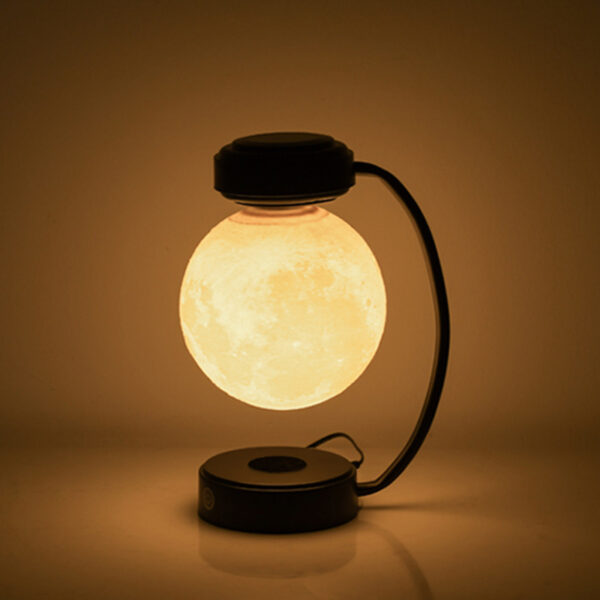 3D LED Moon Night Light Wireless Magnetic Levitating Rotating Floating Ball Lamp For Home Decoration - Image 3