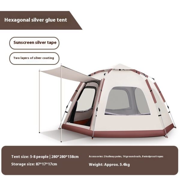 Outdoor Camping Waterproof Tent - Image 2