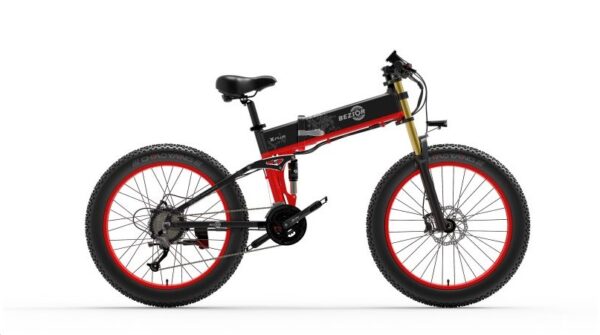 BEZIOR X PLUS E-Bike E-bicycle 1500W Motor 26x4.0  Fat Tire Black Grey - Image 3