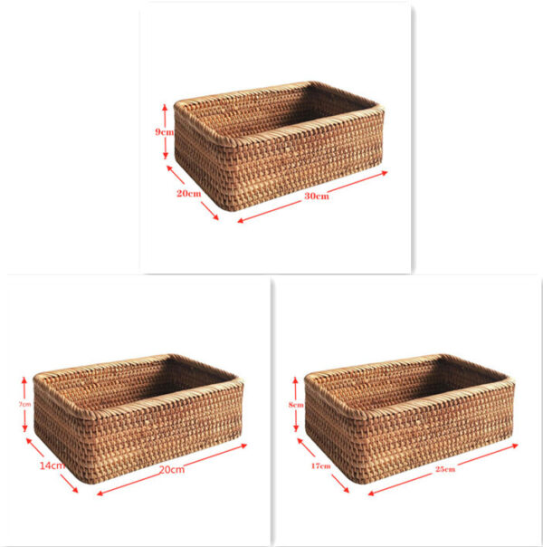 Rattan storage basket - Image 2