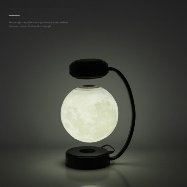 3D LED Moon Night Light Wireless Magnetic Levitating Rotating Floating Ball Lamp For Home Decoration