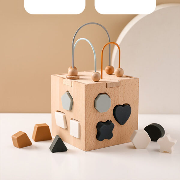 Wooden Geometric Shape Box - Image 2