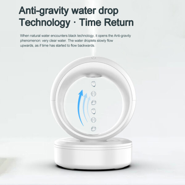 Anti-gravity Air Humidifier Mute Countercurrent Humidifier Levitating Water Drops - Image 5