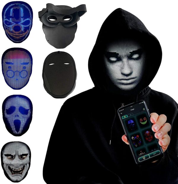 LED Luminous Face Masks with Full Color, Face-Changing Effect - Image 9