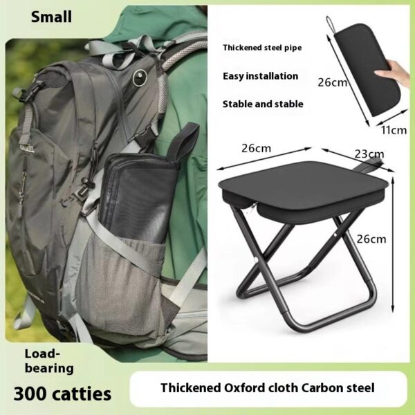 Portable Outdoor Folding Pocket Stool - Image 3