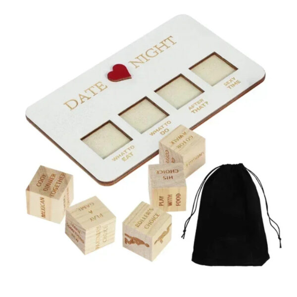 Wooden Date Night Dice Games For Couple - Image 2