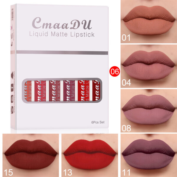 Matte Non-Stick Cup Waterproof Lipstick – Long-Lasting Lip Gloss