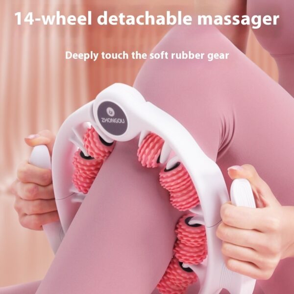 Leg Massage Machine with Ring Clip and Leg Roller for Muscle Relaxation