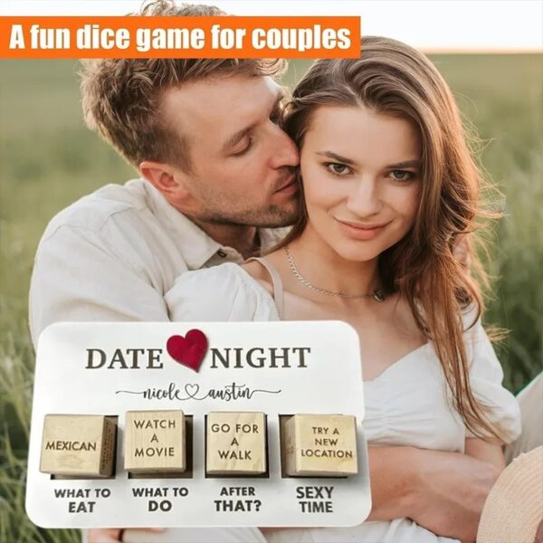 Wooden Date Night Dice Games For Couple - Image 4