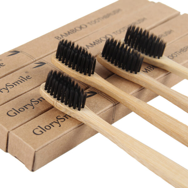 Natural Pure Bamboo Toothbrush – Eco-Friendly Brushes - Image 3