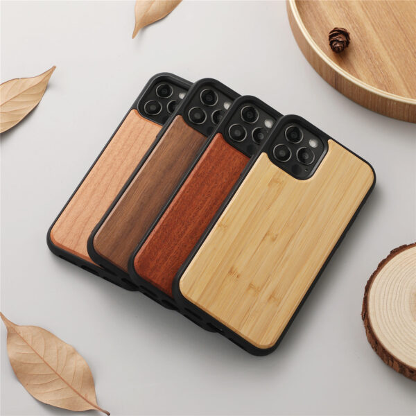 Magnetic Wooden Mobile Phone Case – Shatterproof Design - Image 6