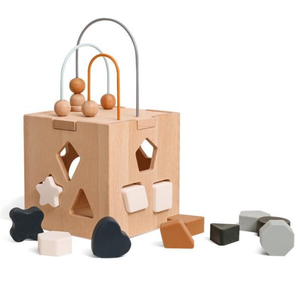 Wooden Multifunctional Color Early Education Puzzle Toys - Image 5