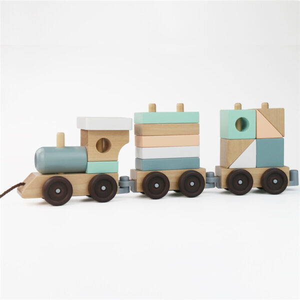 Early Childhood Education Train Building Blocks