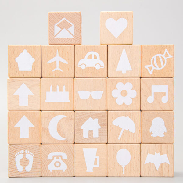 Solid wood building blocks large particle educational toys - Image 3